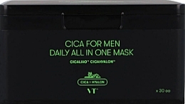 Fragrances, Perfumes, Cosmetics Men Sheet Face Mask - VT Cosmetics Cica For Men Daily All In One Mask