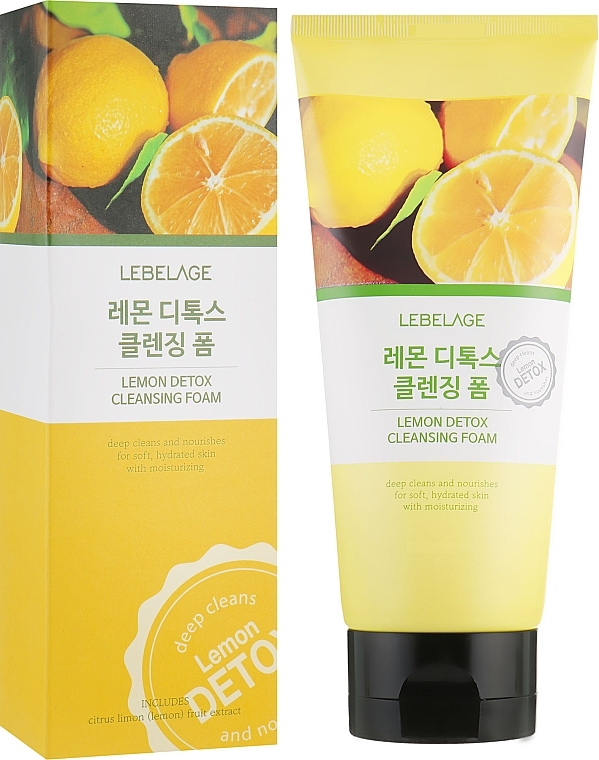 Lemon Detox Cleansing Foam - Lebelage Lemon Detox Cleansing Foam — photo N1