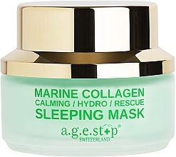 Fragrances, Perfumes, Cosmetics Collagen Night Face Mask - A.G.E. Stop Marine Collagen Sleeping Mask