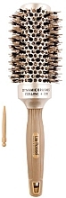 Fragrances, Perfumes, Cosmetics Ceramic Hair Brush D43, ionic, brown - Lila Rossa Dynamic Brush C+I 43 mm