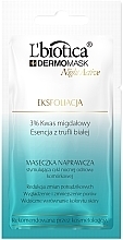 Fragrances, Perfumes, Cosmetics Exfoliating & Repairing Night Mask - L'Biotica Dermoask Night Active Exfoliation