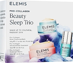 Fragrances, Perfumes, Cosmetics Set - Elemis Pro-Collagen Beauty Sleep Trio (balm/50g + serum/15ml + night/cr/30ml)