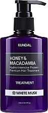 White Musk Conditioner - Kundal Honey & Macadamia Treatment White Musk — photo N3