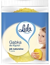 Fragrances, Perfumes, Cosmetics Bath Sponge "Ball", yellow - LULA Jak Naturalna