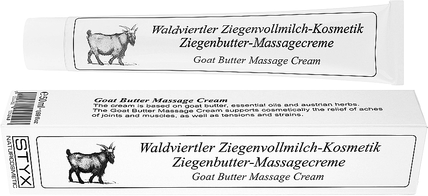 Massage Body Cream "Goats Milk" - Styx Naturcosmetic Goat's Milk Butter Massage Cream — photo N2