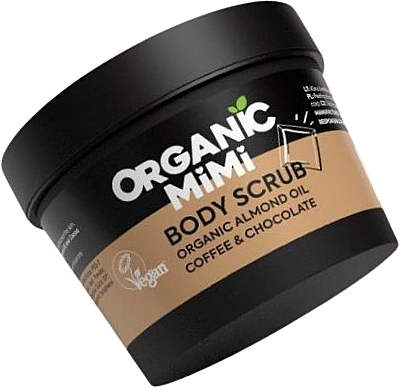 Coffee & Chocolate Body Scrub - Organic Mimi Body Scrub Coffee & Chocolate — photo N1