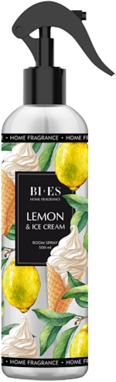 Lemon & Ice Cream Room Spray - Bi-Es Home Fragrance Lemon & Ice Cream Room Spray — photo N1