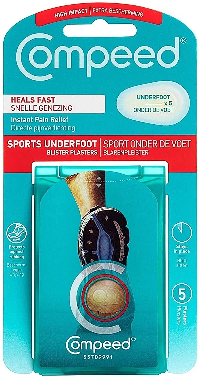 Sports Underfoot Blister Plasters - Compeed Sports Underfoot Blister Plasters — photo N1