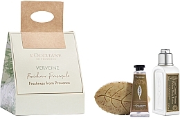 Fragrances, Perfumes, Cosmetics Set - L'Occitane Verbena Frashness (sh/gel/75ml + soap/75ml + h/cr/10ml)