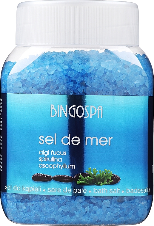 Bath Salt with Algae - BingoSpa Sel De Mer Algi Fucus Apirulina Ascophyllum — photo N1