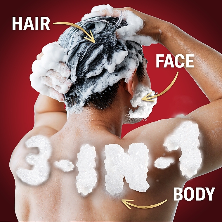 Shampoo-Shower Gel 3in1 "Cooling" - Old Spice Hair&Body&Face Cooling — photo N7