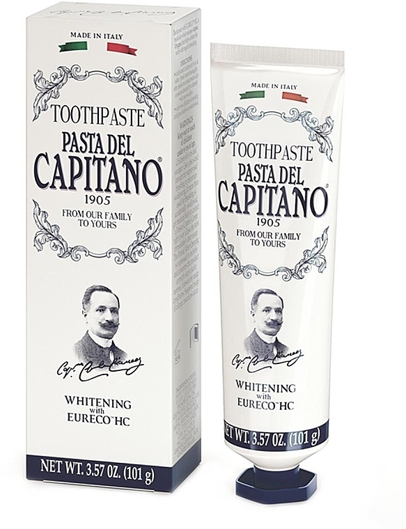 Toothpaste "Whitening" - Pasta Del Capitano Whitening Toothpaste  — photo N1