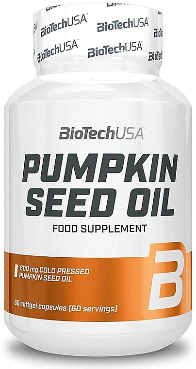 Pumpkin Seed Oil Dietary Supplement - BioTechUSA Pumpkin Seed Oil — photo N1