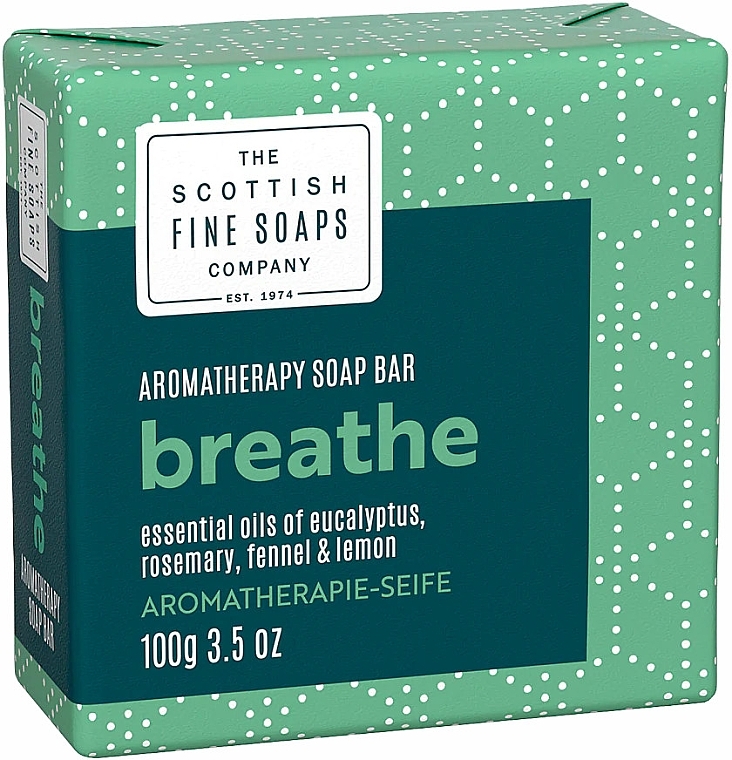 Aromatherapy Soap Bar - Scottish Fine Soaps Aromatherapy Soap Bar Breathe — photo N1