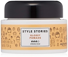 Fragrances, Perfumes, Cosmetics Strong Hold Hair Pomade - Alfaparf Milano Style Stories Glossy Pomade Strong Hold