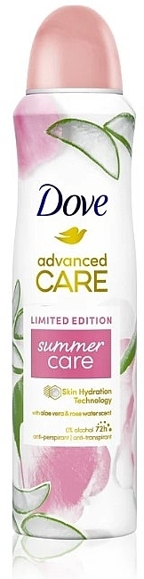 Antiperspirant Deodorant - Dove Advanced Care Summer Care Limited Edition — photo N1