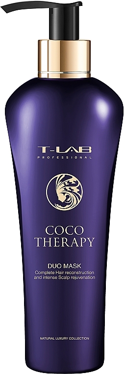 Hair Mask - T-Lab Professional Coco Therapy Duo Mask — photo N1