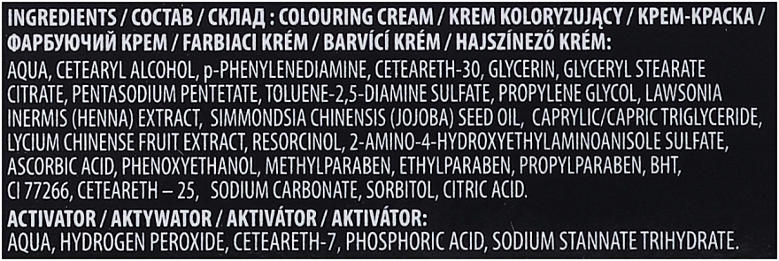 Brow Henna Cream Color - Venita Professional Henna Color Cream Eyebrow Tint Cream — photo N8