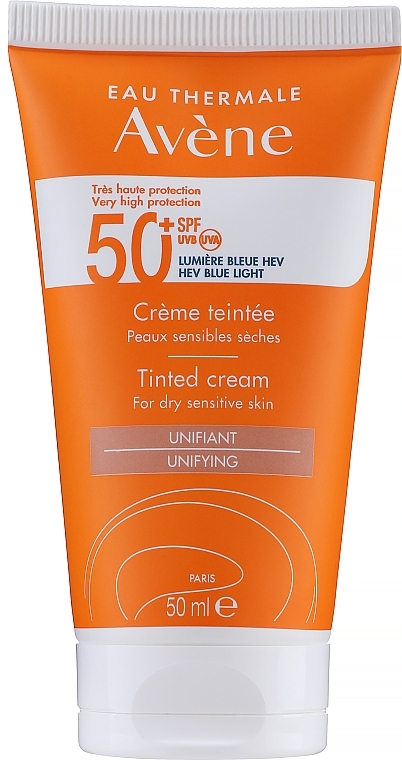 Sunscreen Foundation for Dry & Sensitive Skin - Avene Tinted Creme SPF50+ — photo N2