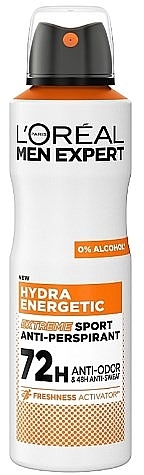 Deodorant Antiperspirant - L'Oreal Paris Men Expert Hydra Energetic Extreme Sport — photo N1