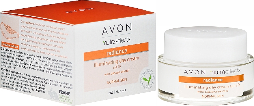 Moisturizing and Brightening Day Cream SPF20 - Avon Nutra Effects Radiance Illuminating Day Cream — photo N1