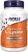 Amino Acid "L-Lysine", 1000mg - Now Foods L-Lysine Tablets — photo N3