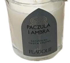 Fragrances, Perfumes, Cosmetics Patchouli & Amber Scented Candle in Glass - Flagolia