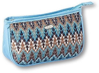 Makeup Bag "Boho" 94156, blue - Top Choice — photo N1