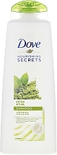 Detox Shampoo with Matcha Tea & Rice Milk - Dove Nourishing Secrets — photo N1