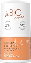 Natural Roll-On Deodorant with Hyaluronic Acid & Orange Extract - BeBio Natural Deo Roll-On — photo N1