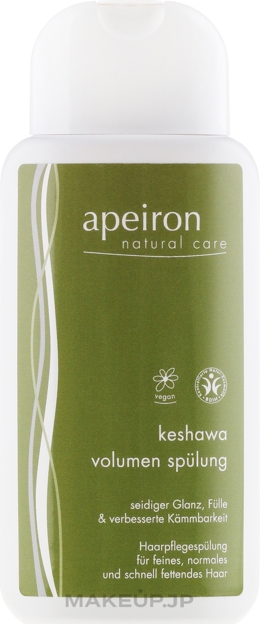 Volume Hair Conditioner - Apeiron Keshawa Volume Conditioner — photo 150 ml