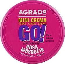 Moisturizing Universal Cream "Rosehip" - Agrado Mini Cream Go! — photo N5