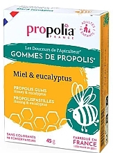 Fragrances, Perfumes, Cosmetics Propolis, Honey and Eucalyptus Dietary Supplement, lozenges - Propolia Propolis Gums Honey & Eucalyptus