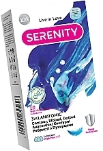 Fragrances, Perfumes, Cosmetics Anatomic Ribbed Condoms, 10 pcs - Serenity Ultra Thin