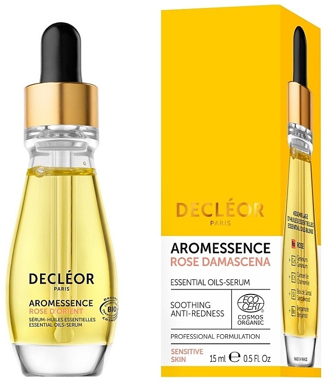 Serum Oil for Face - Decleor Aromessence Rose d'Orient Organic Soothing Comfort Oil-Serum — photo N5