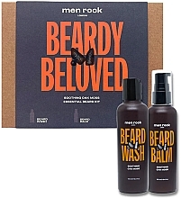 Set - Men Rock Beard Duo Kit Oak Moss (beard/balm/100ml + beard/oil/100ml) — photo N1