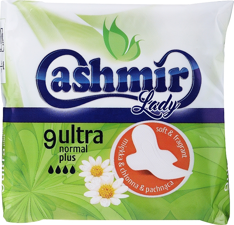 Sanitary Pads, 9 pcs - Cashmir Lady Ultra Normal Plus — photo N1