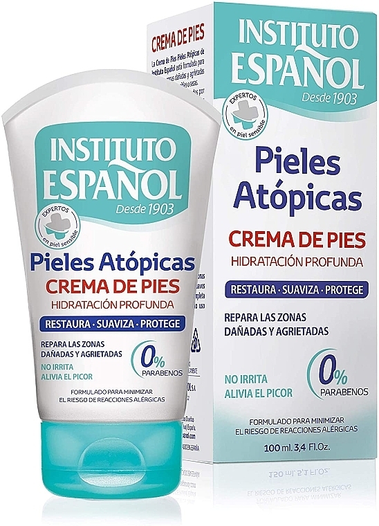 Foot Cream - Instituto Espanol Atopic Skin Foot Cream — photo N1