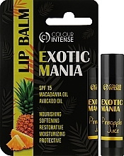 Exotic Mania Lip Balm with Pineapple Scent - Colour Intense Lip Balm — photo N3