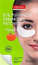 Fragrances, Perfumes, Cosmetics Pumpkin Eye Patches - Purederm Eye Puffiness Minimizing Patches Pumpkin