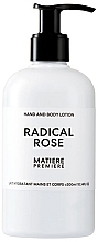 Fragrances, Perfumes, Cosmetics Matiere Premiere Radical Rose - Body Lotion