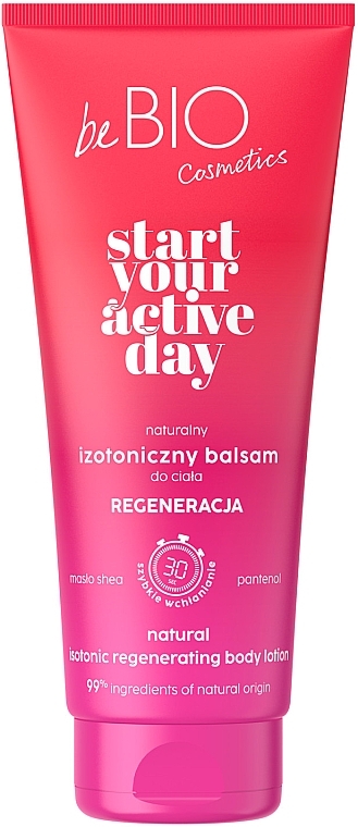 Natural Isotonic Regenerating Body Lotion - BeBio Start Your Active Day Natural Isotonic Regenerating Body Lotion — photo N1