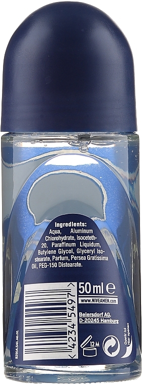 Roll-on Antiperspirant - Nivea Roll-On Men Fresh Power — photo N2