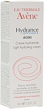 Fragrances, Perfumes, Cosmetics Moisturizing Cream - Avene Hydratation Hydrance Optimale Leger