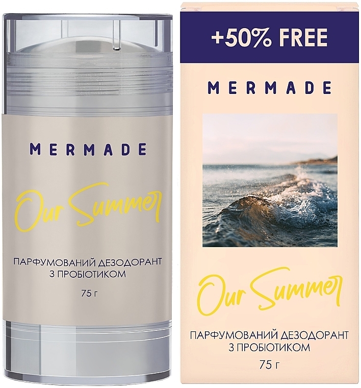Mermade Our Summer - Perfumed Probiotic Deodorant — photo N1