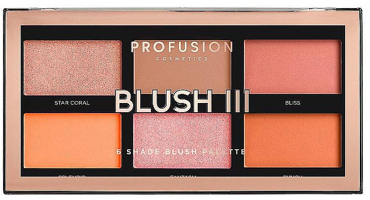 Blush Palette - Profusion Cosmetics Blush Palette III — photo N1