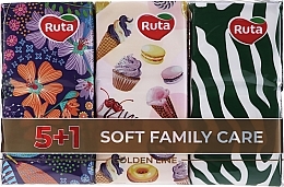 Fragrance-Free Tissues, 3-ply, 6 pkg. - Ruta — photo N1