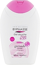 Fragrances, Perfumes, Cosmetics Shower Gel - Byphasse Plaisir Shower Gel Pink Pomegranate