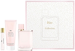 Fragrances, Perfumes, Cosmetics Burberry Her - Set (edp/100ml + edp/7.5ml + b/lot/75ml)