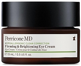 Fragrances, Perfumes, Cosmetics Firming & Brightening Eye Cream - Perricone MD Hypoallergenic Clean Correction Firming & Brightening Eye Cream